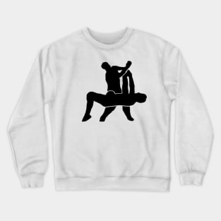 Tyler Elison (OW! Man (Black/White) Crewneck Sweatshirt